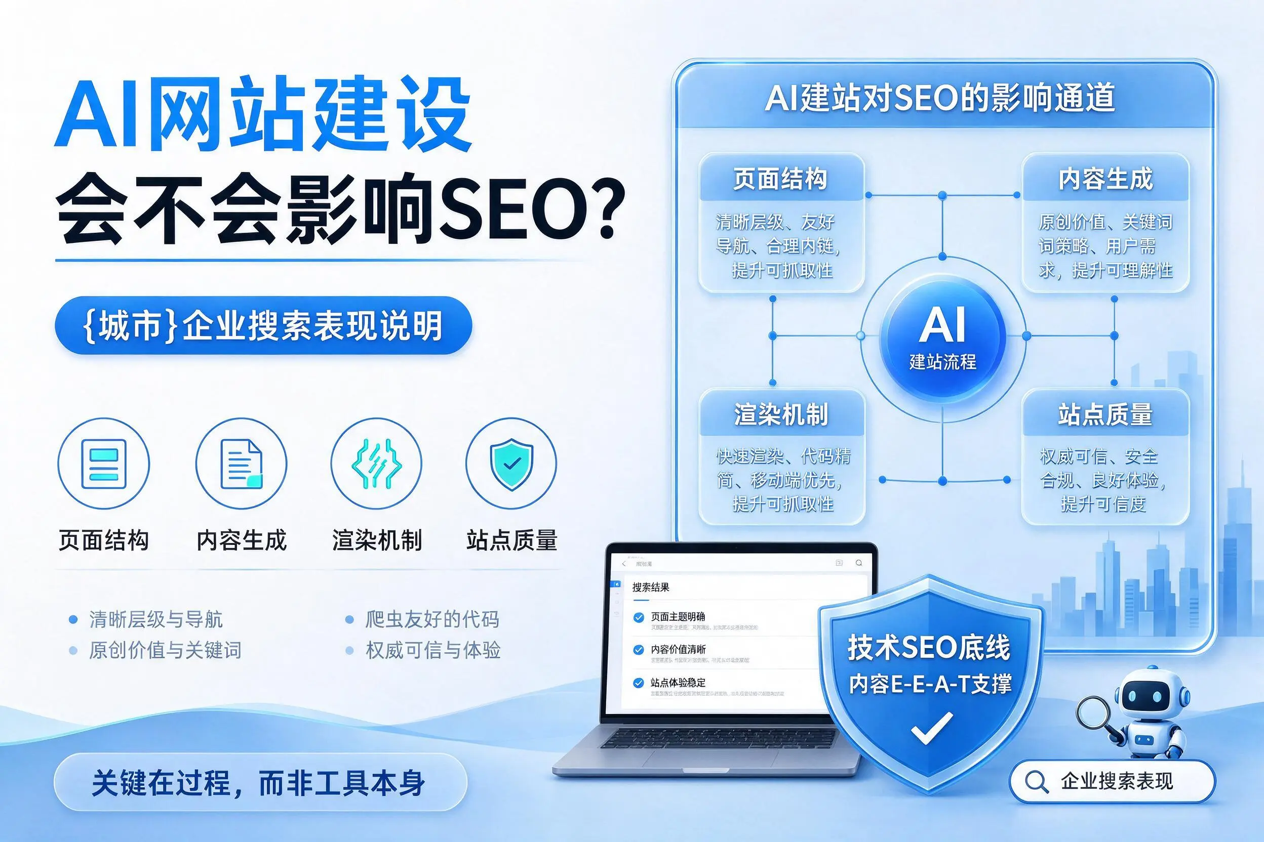AI网站建设会不会影响SEO？澄迈企业搜索表现说明