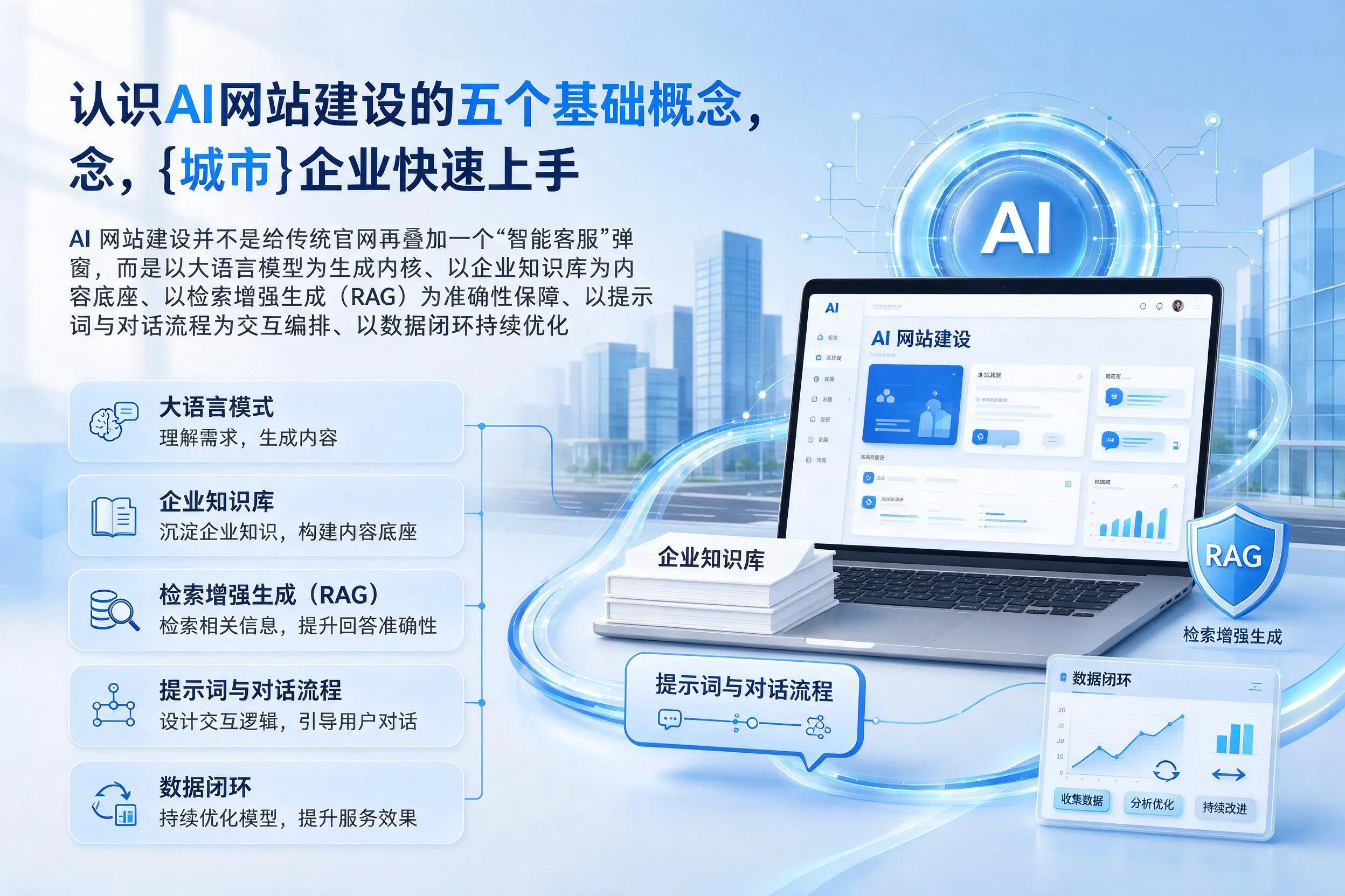 认识AI网站建设的五个基础概念，澄迈企业快速上手