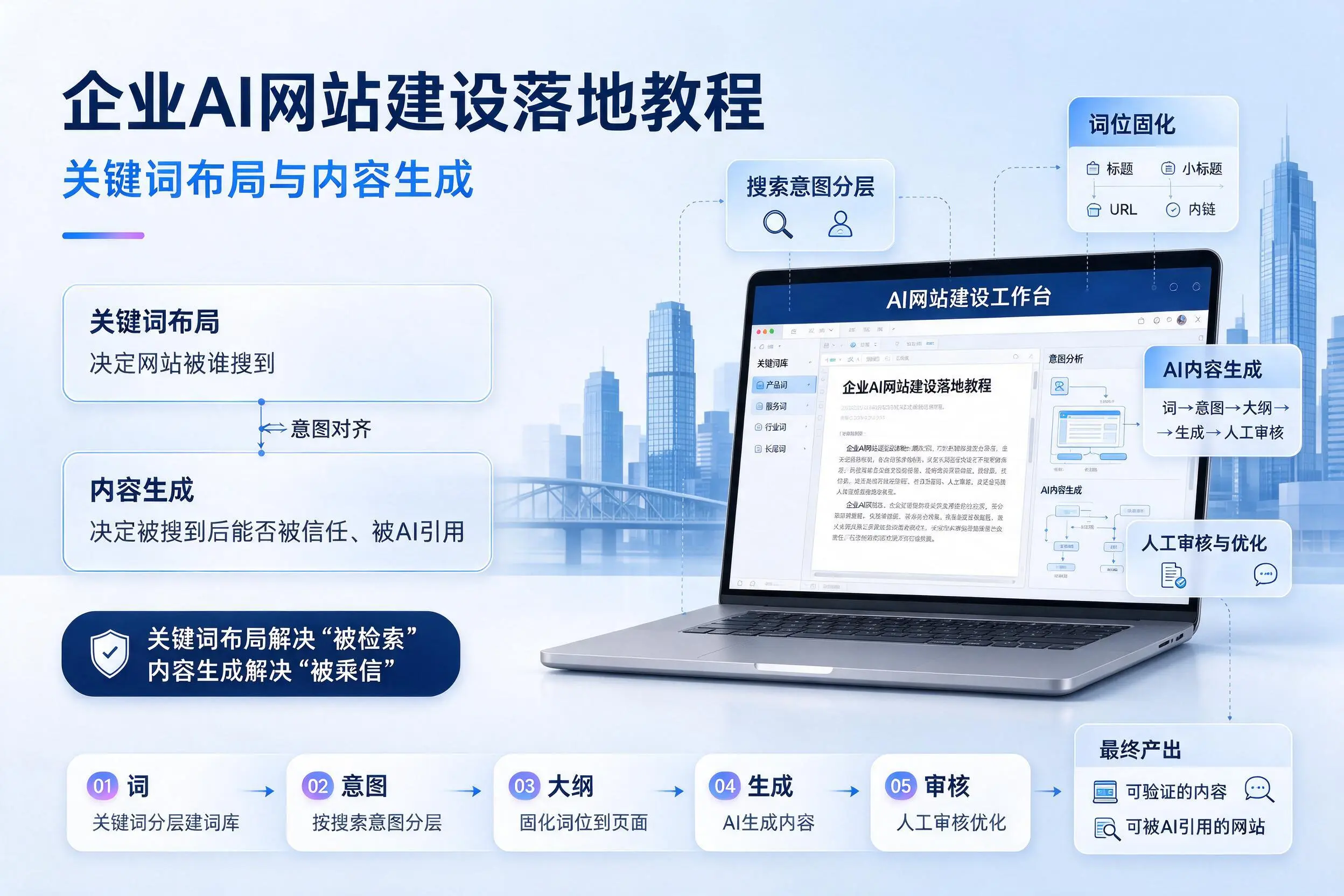 澄迈企业AI网站建设落地教程：关键词布局与内容生成
