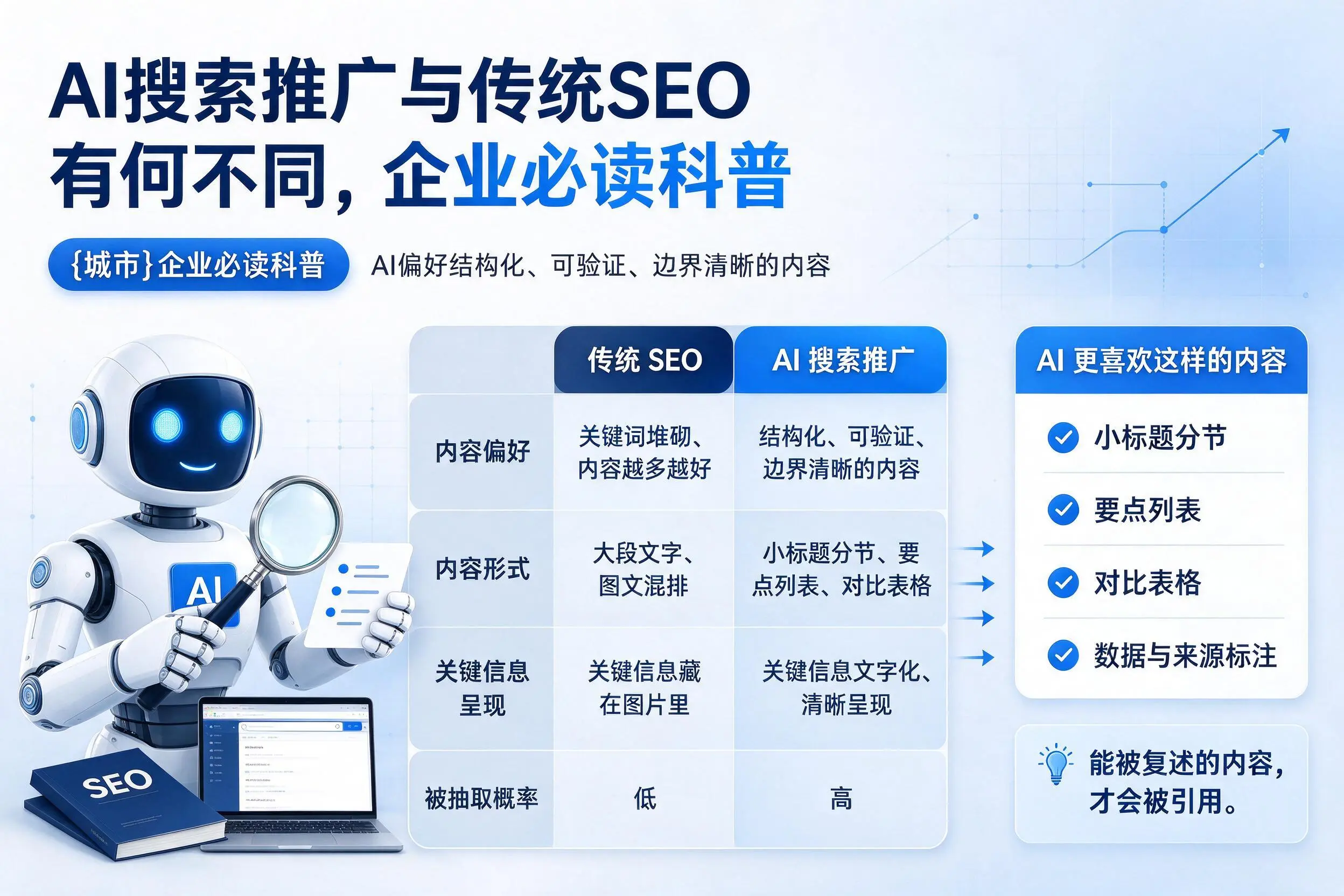 AI搜索推广与传统SEO有何不同，澄迈企业必读科普